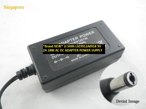 *Brand NEW* LI SHIN 9V LSE9912A0918 2A 18W AC DC ADAPTER POWER SUPPLY